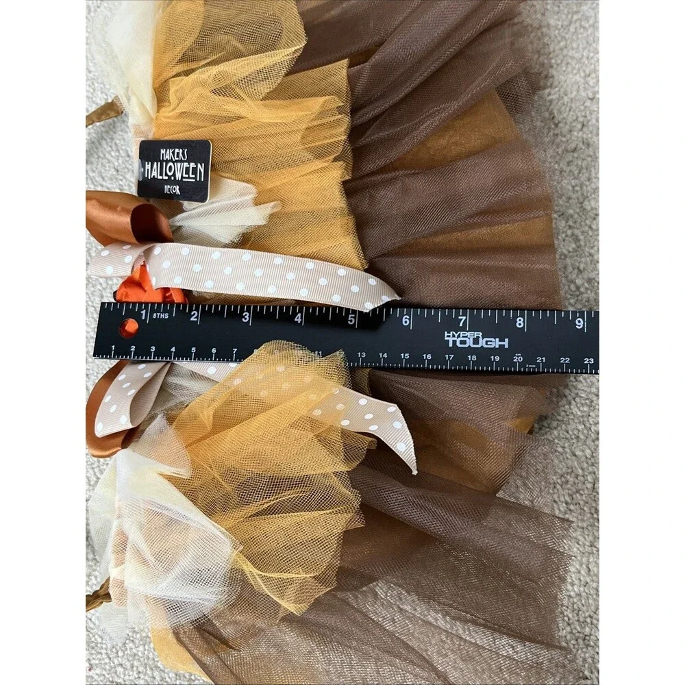 NWT Marker’s Halloween Golden Brown FAIRY FLOWER TULLE CANDY TREAT BAG‎ COSTUME